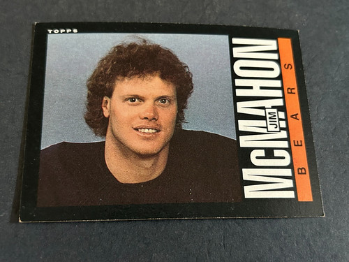 Jim McMahon #31 1985 Topps card