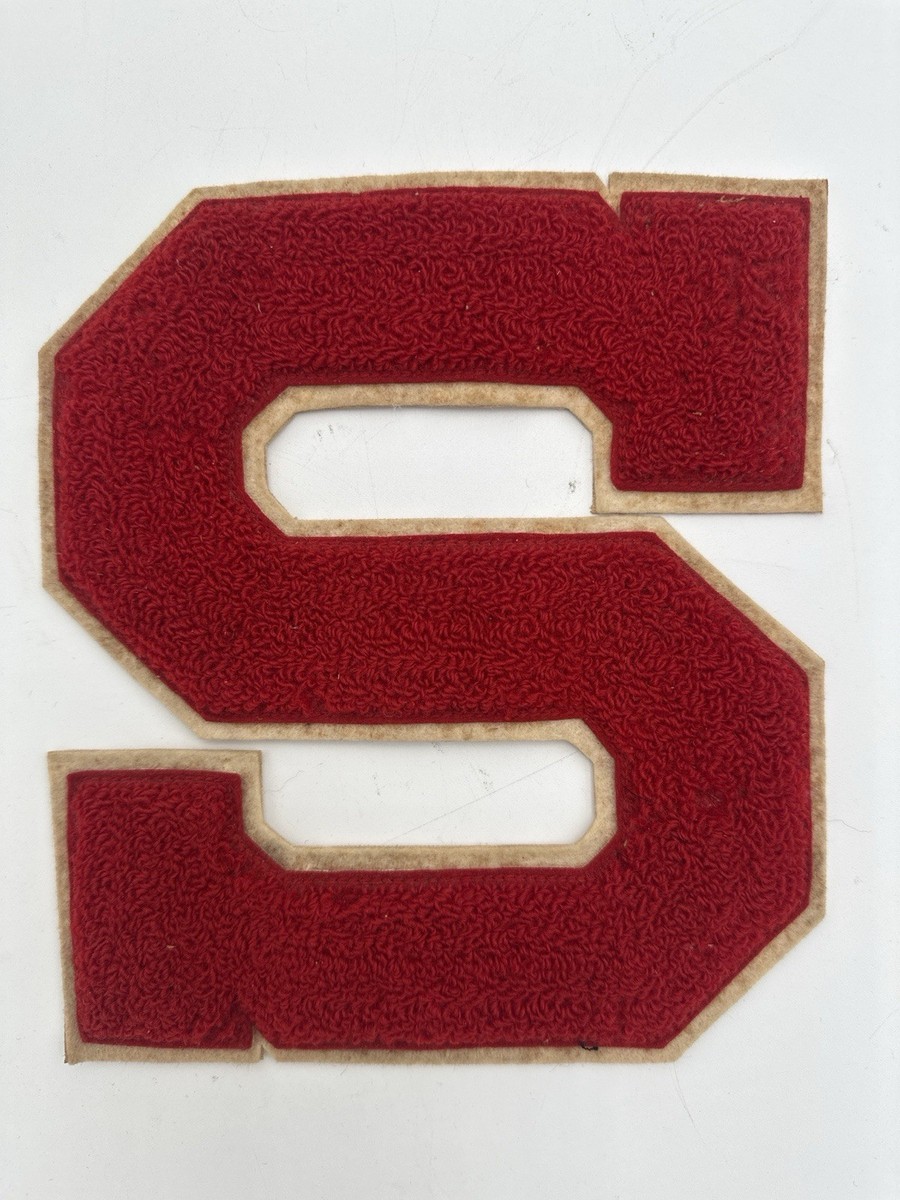 Vintage 1949 Varsity Letter “S” Football Letter - Letterman Jacket