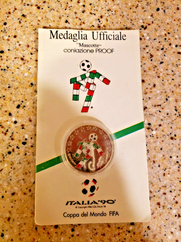 FIFA ITALIA 90 ITALY COPPER-NICKEL PROOF