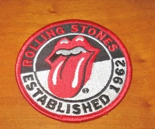 Rolling Stones Established 1962 Patch P-871 NOS 2005 Concert Productions