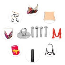 .Ceiling Bracket Wall Mount Yoga Hammock Suspension Swing Sandbag Fixing Hook