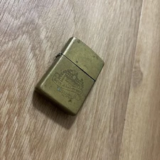 Zippo 60th Anniversary Gold Collectible Used with Age Patina