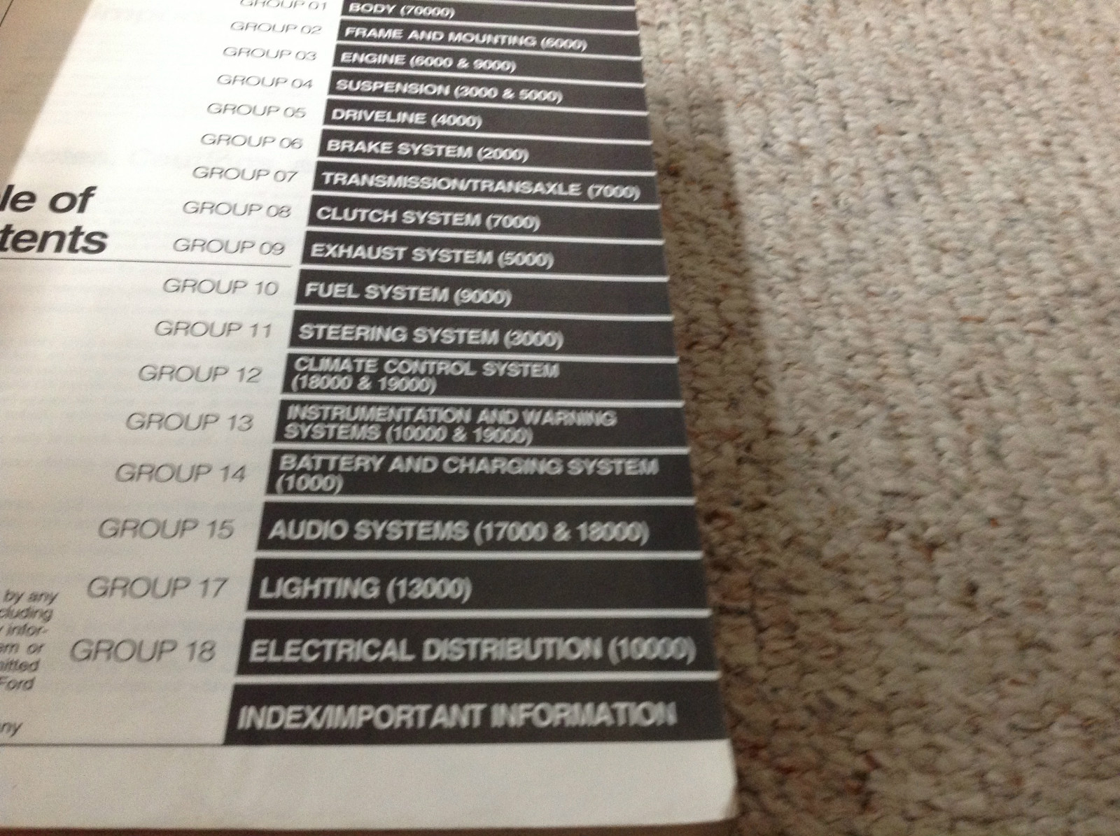 1994 Ford THUNDERBIRD & Mercury COUGAR Service Shop Repair Manual SET W