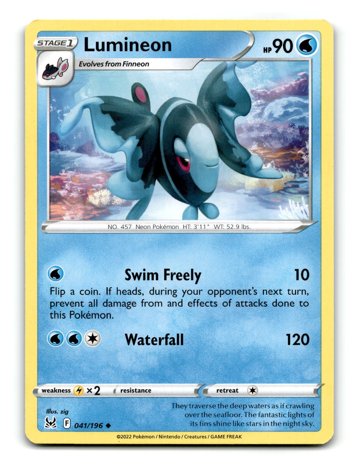 Lumineon - #041/196 - Uncommon - Pokemon Card-LP