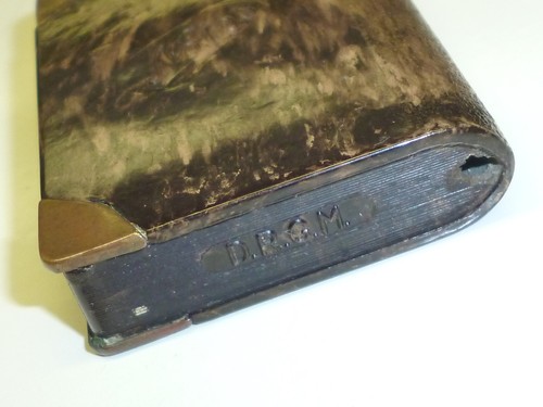 VINTAGE SEMI-AUTOMATIC LIGHTER "NOTES" (MÜLLER & GRÜNSTEIN) - 1930 - GERMANY - Picture 4 of 8