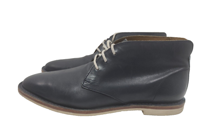 Cole Haan Hawthorne Leather Chukka Boot Shoes Navy Blue Mens 