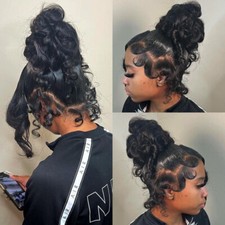 360 Lace Human Hair Wig Body Wave Black Wigs for Women PrePlucked Daily