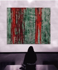 Mark Little Professional Artist Canvas￼ painting￼ 72”X 60”Abstract,Modern,XL,6ft