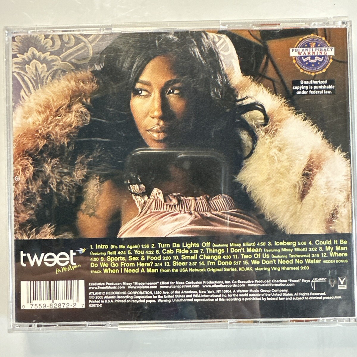 It's Me Again by Tweet (CD, Mar-2005, Atlantic (Label