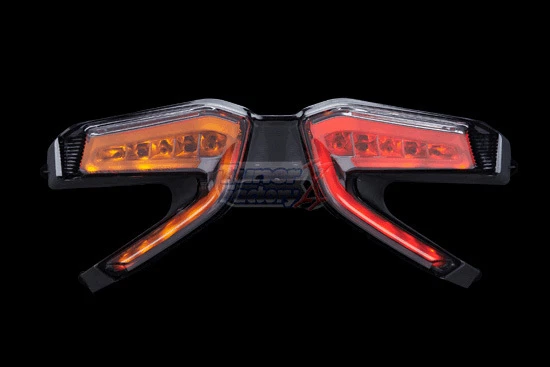 PARA DUCATI 1199 899 Panigale R S Luz Trasera Integrada Humo 13 14 2015-2019 GIRO Foto 2 de 4