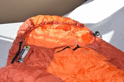 Mountainsmith Wolverine 20-Degree Sleeping Bag Orange Relaxed Mummy - Picture 12 of 23
