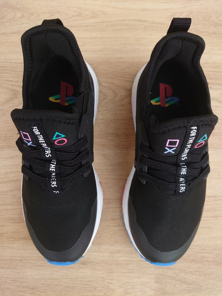 Boys Next PlayStation Black Trainers Size UK 10c infants 28 EU PS4