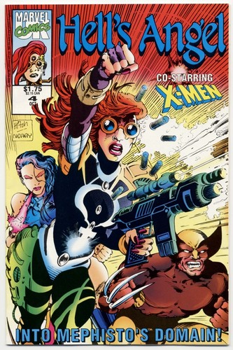 Lot of 2 - Hell's Angel #2 & #4 - Marvel Comics UK - 1992 - VF - X-Men Wolverine - Picture 4 of 5