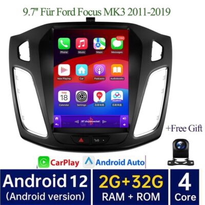 For 2012-2018 Ford Focus GPS Navi Android13.0 Car Stereo Radio 9.7'' Touch Screen