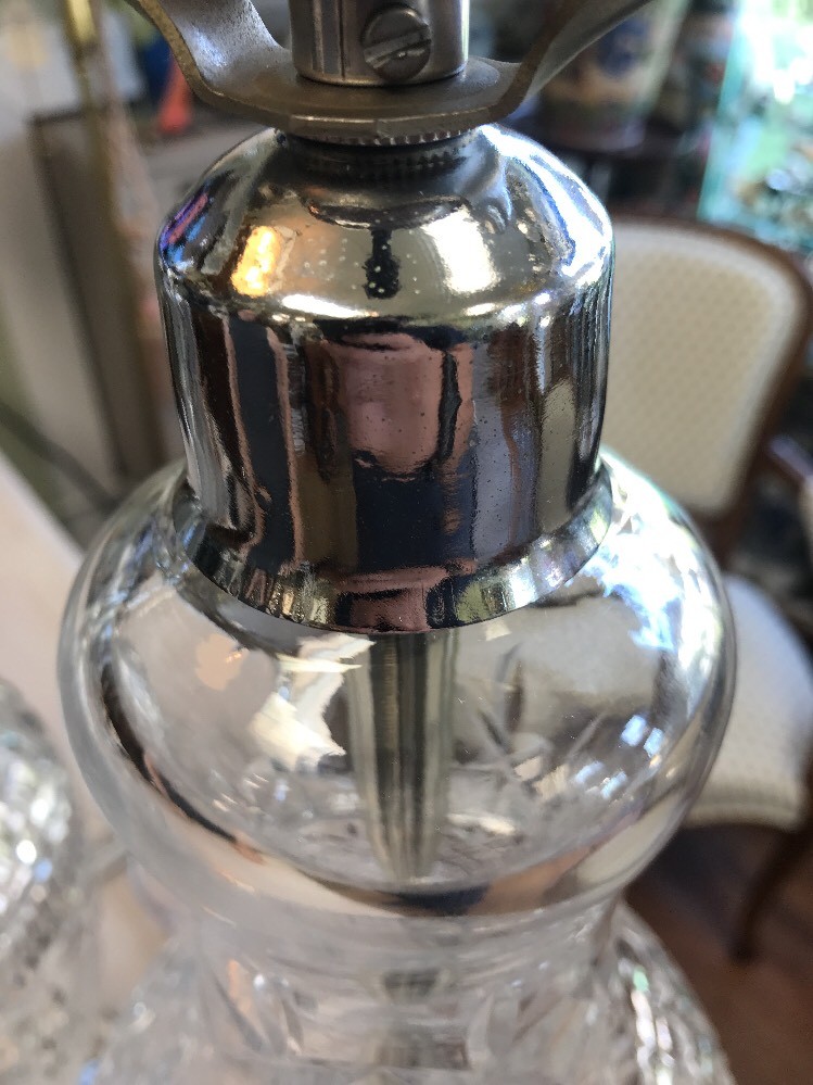 Pair of Old Cut Crystal Waterford Table Lamps eBay