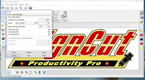 Sign Cut Pro For 32 Bit PC's Laptops Great Software Worldwide Postage - Picture 6 of 10