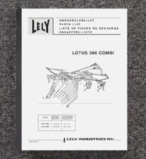 Service PARTS Manual Fits LeLy Rake LOTUS 300 COMBI