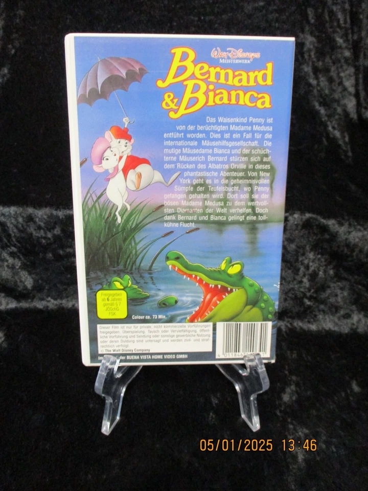 Bernhard und Bianca / VHS Erstauflage mit Hologramm - Bild 2 von 4