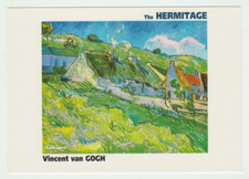 Vincent Van Gogh - Cottages The Hermitage Postcard P18