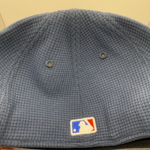 New Era 59FIFTY Chicago Cubs Blue/White Thermal Front Hat Size 7 1/8 New - Picture 3 of 5