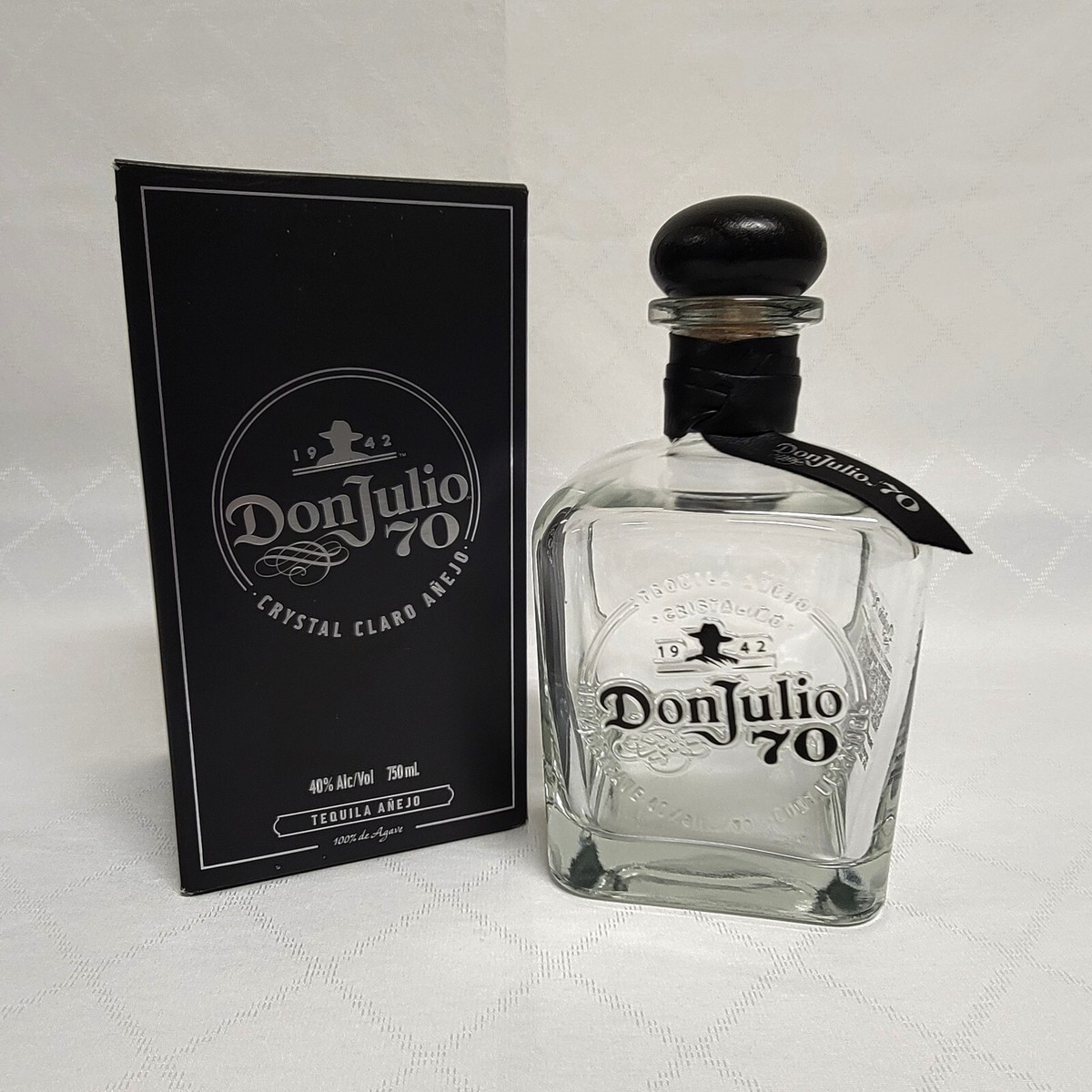 Don Julio 70th Anniversary Empty Tequila Bottle 750 Ml for