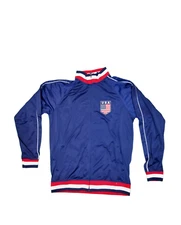 USA Rhinox Adult Men s Navy Blue/Red Track Suit Zip Up Jacket 