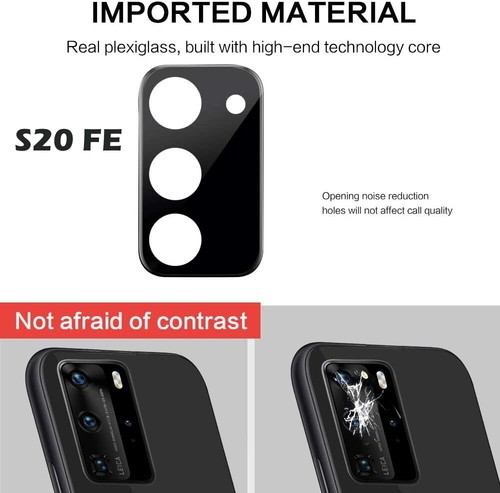 Samsung Galaxy S21 S22 S23 S24 S25 Camera Lens BLACK Tempered Glass Protector - Picture 7 of 54