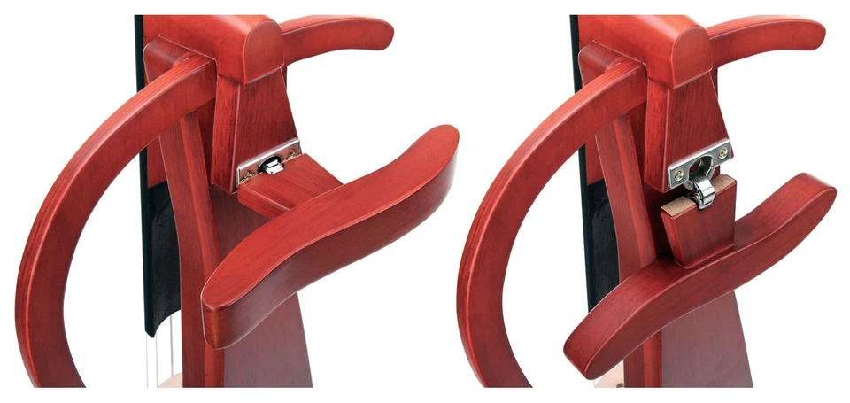 Violoncello Elettrico 4/4 Archetto Custodia Pickup Cuffie Cavo Naturale Opaco - Immagine 4 di 4