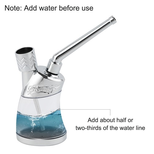 Portable Mini Water Bong Smoke Pipe Smoking Pipes Small Tobacco Hookah Shisha US - Picture 3 of 12