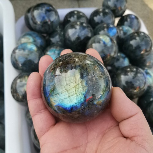Natural Quartz Crystal Sphere Ball Chakra Healing Gemstone Decor + Stand Reiki - Picture 20 of 69