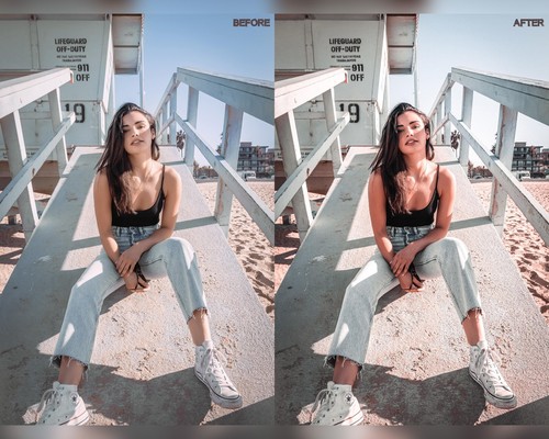 5 Insta Summer presets Lightroom presets Instagram presets Light and airy preset - Picture 4 of 9