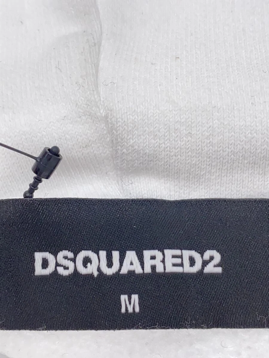 Felpa con cappuccio DSQUARED2 M cotone bianco S79GU0055 S25516 usata