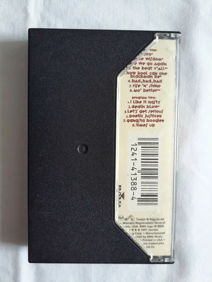 Kool Moe Dee Funke Funke Wisdom Cassette Tape 1991 BMG Music - Image 2 of 4