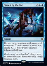 x1 Stolen by the Fae R MTG Throne of Eldraine M/NM, English