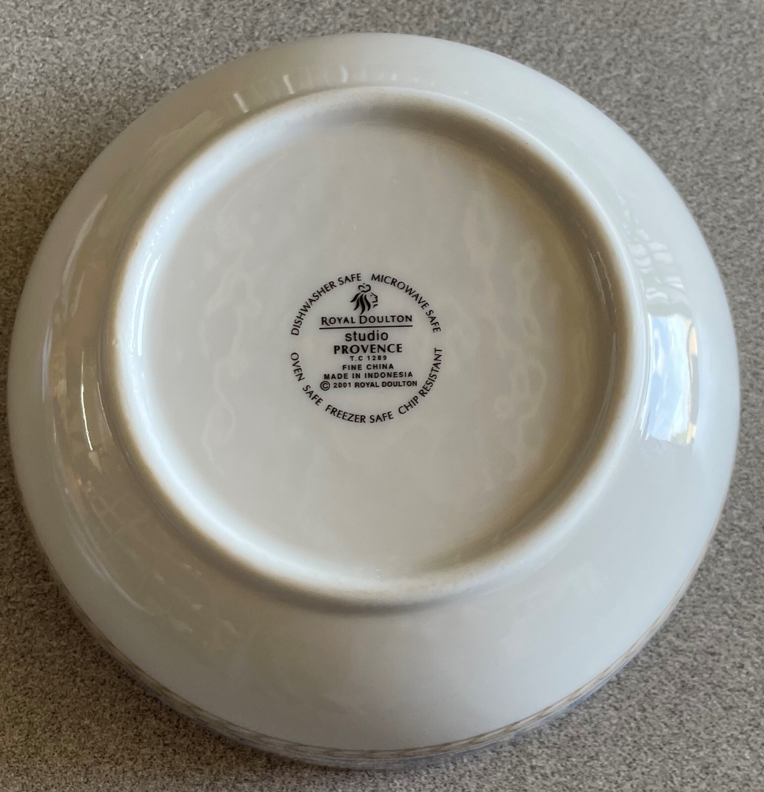 Royal Doulton Studio Provence Blue TC1289 All Purpose Bowl 6