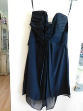 Women's Designer - Gather  Gown - Black - Formal Dress - Size 8 - - NEW