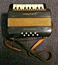 Premium Used Hohner Mignon Hand Accordion Germany Made No case Antique Vintage