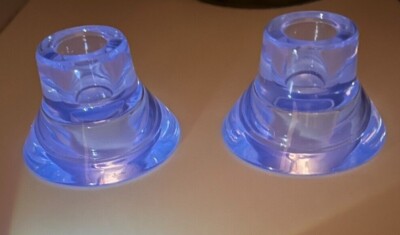 Vintage 2 IKEA K&M Hagberg Reversible Votive Tea Light & Tapered Candle Holders