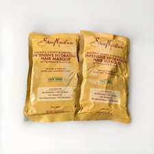  2 Shea Moisture Manuka Honey  Mafura Oil Intensive Hydration Hair Masque 2 oz