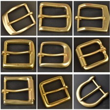 USA Solid Brass Belt Buckles Tongue Pin Belt Buckle Fits For 1.5 INCHES Belt