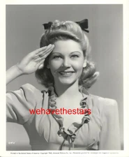 Vintage Grace McDonald GORGEOUS BEAUTY '42 Publicity Portrait