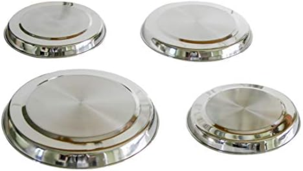 Haushalt International 4 X herdabdeckplatten Acciaio Inossidabile herdabdeckung