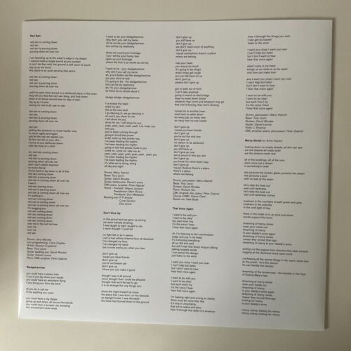 Peter Gabriel - So LP 2016 MINT Vinyl Realworld Records Remastered Classic Album - Picture 9 of 11