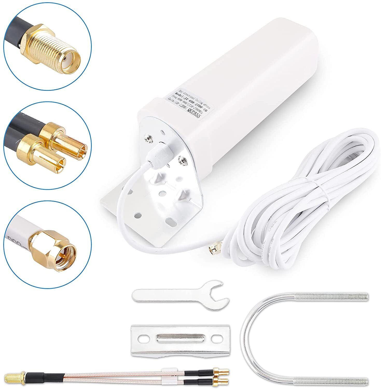 4G-Antennen Dual-SMA-Stecker Für Den Außenbereich 3G / 4G / LTE SMA-Antenne