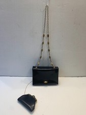 Vintage Koret Patent Leather Small Purse Handbag With Attached Coin Purse