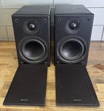 Denon SC-M37 Monitor Bookshelf Speakers (Pair) Black 🔥 Excellent