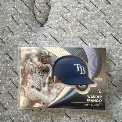 2022 Topps Series 2 Batting Helmet Commemorative Relics Wander Franco #BH-WF 0b3