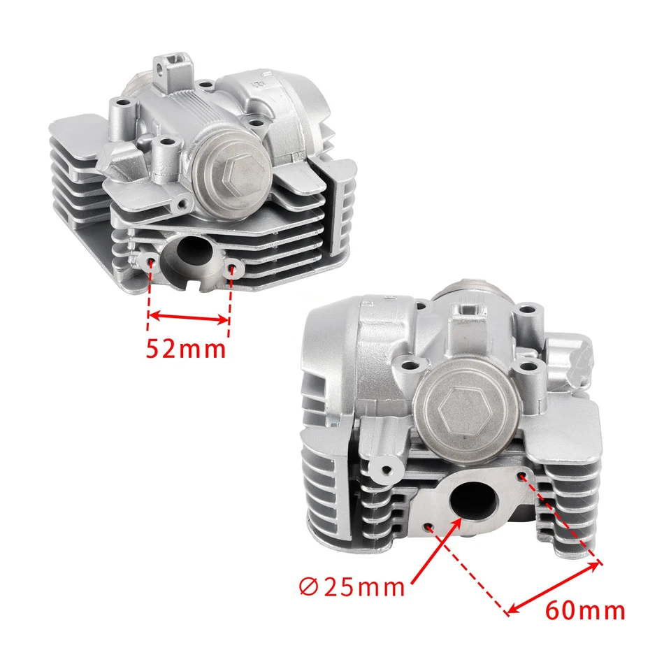 Engine Head Cylinder without EGR Fits Yamaha TT-R125 TTR125E TTR125LE 2000-2022 - Imagem 2 de 4