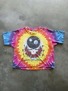 Maglietta Grateful Dead Space Your Face - Taglia Large Grigia - Morbida