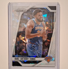 2024-25 Panini White Ice SSP Prizm Karl-Anthony Towns #19/35 New York Knicks